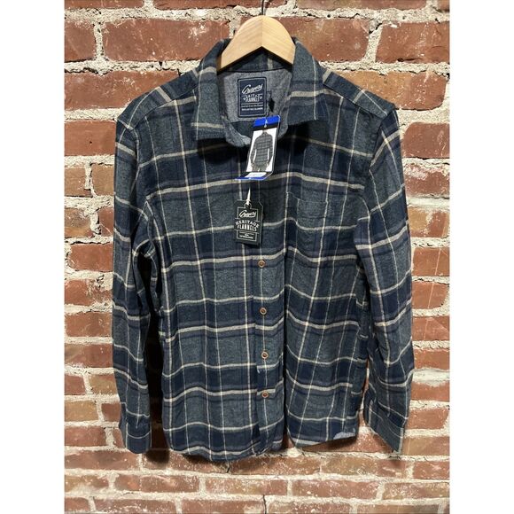 Grayers Men's Heritage Flannels L/S Shirt Plaid Button Up NWT - Picture 1 of 4